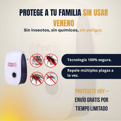 REPELENTE ULTRASÓNICO DE PLAGAS