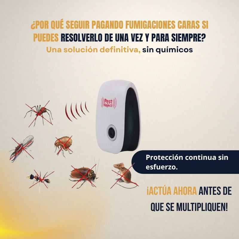 REPELENTE ULTRASÓNICO DE PLAGAS