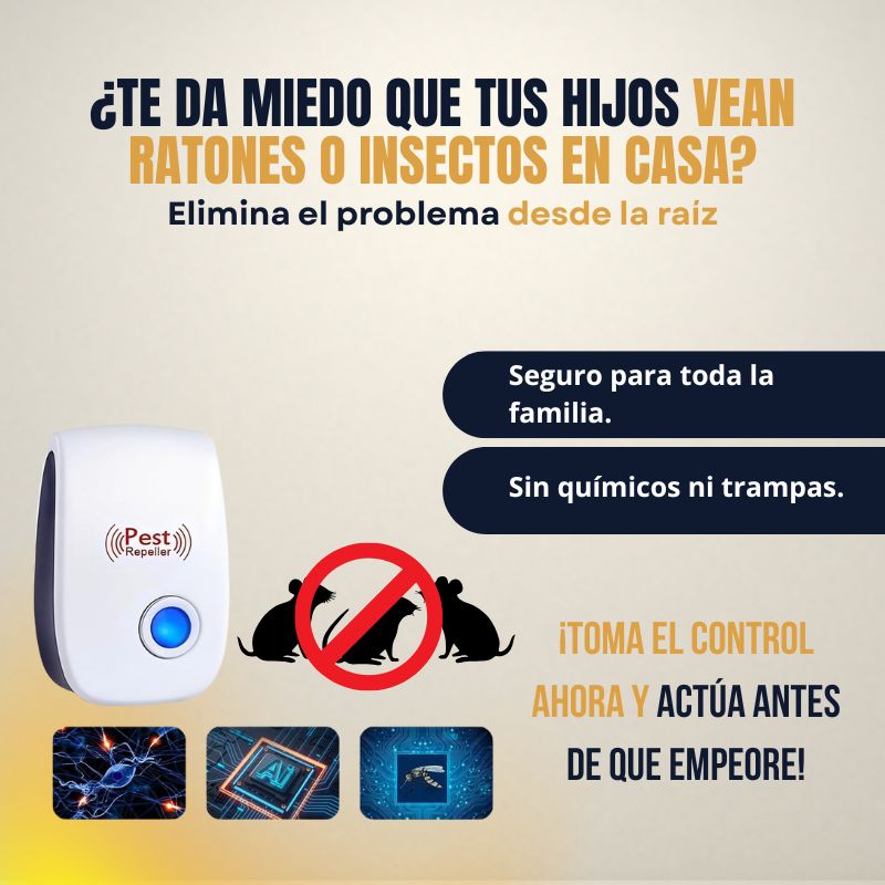 REPELENTE ULTRASÓNICO DE PLAGAS
