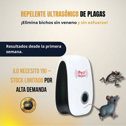 REPELENTE ULTRASÓNICO DE PLAGAS
