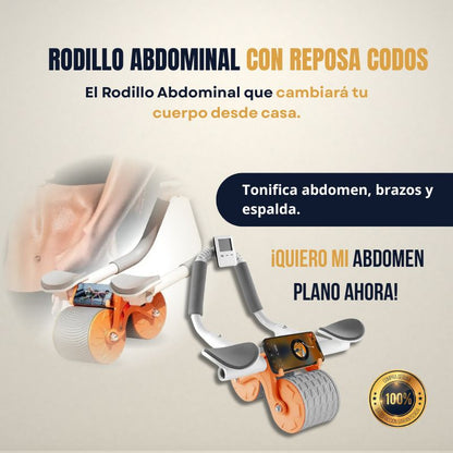 Rodillo Abdominal con Reposa Codos