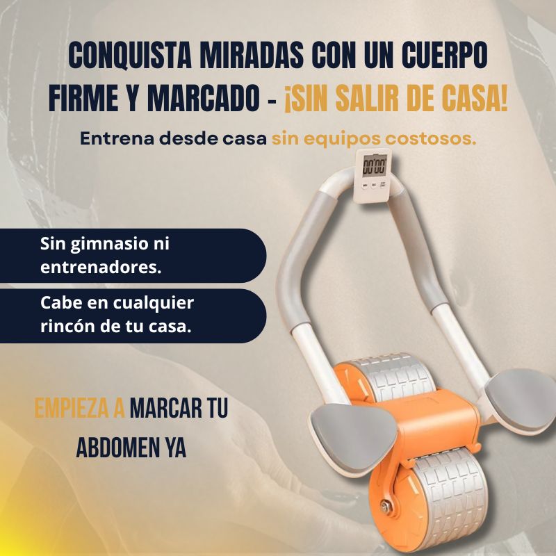 Rodillo Abdominal con Reposa Codos