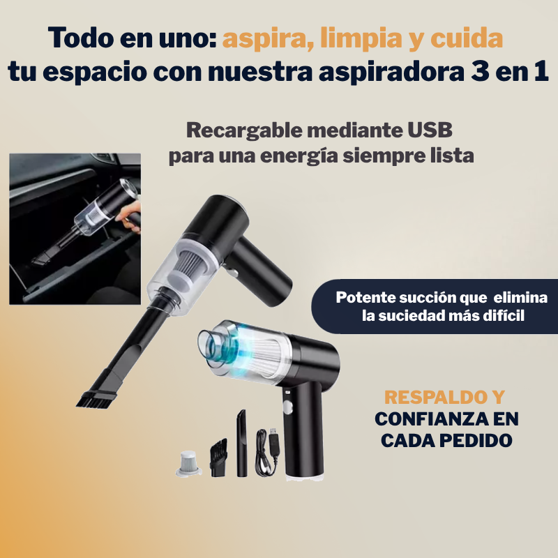 Aspiradora Semiprofesional 3 en 1