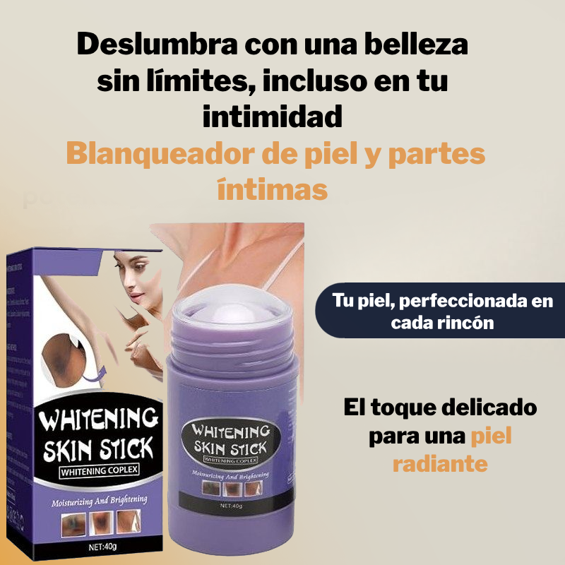 Blanqueador de piel y partes íntimas