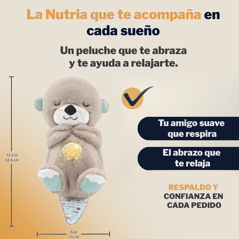Peluche Nutria con Respiración
