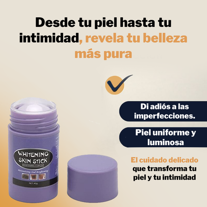 Blanqueador de piel y partes íntimas
