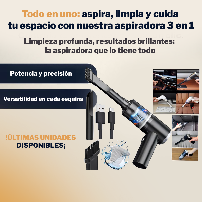 Aspiradora Semiprofesional 3 en 1