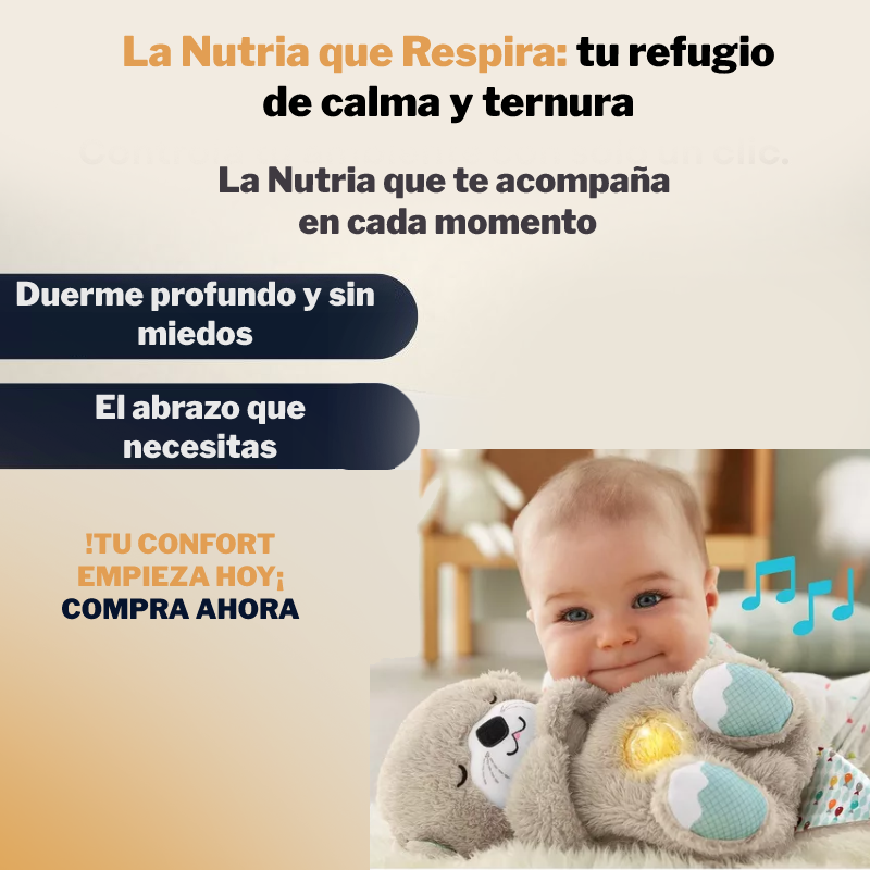 Peluche Nutria con Respiración