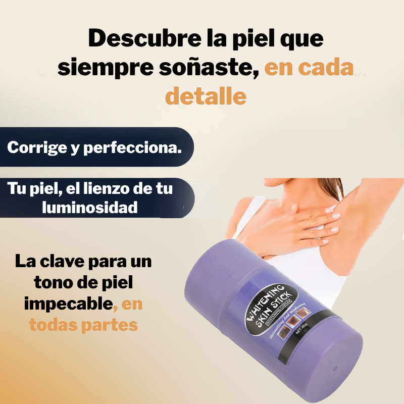 Blanqueador de piel y partes íntimas
